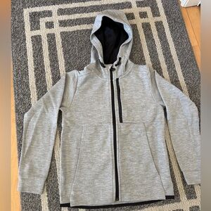 H & M Dry Move - Grey Hooded Zip Jacket
